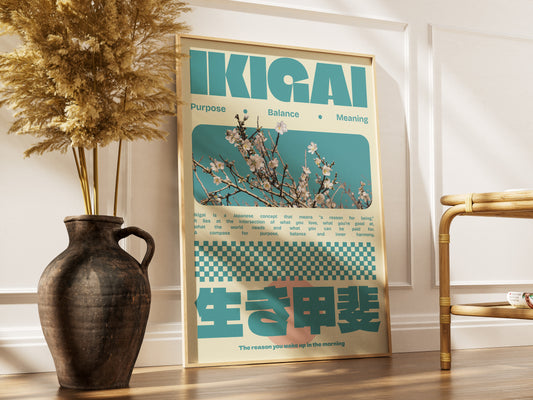 Ikigai Poster β A Reason For Being πΏ