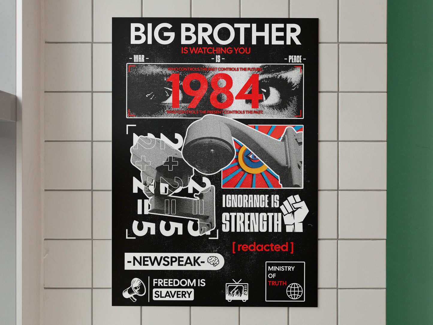 Big Brother Is Watching You – 1984 Poster