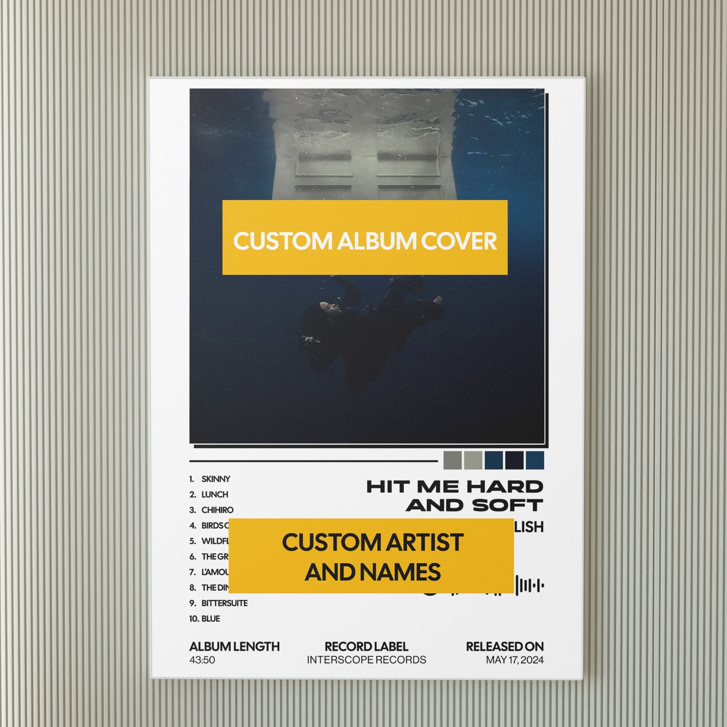 Customised Album Cover Poster Art