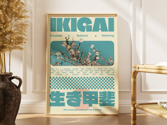 Ikigai Poster – A Reason For Being 🌿